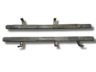 подножка Nissan Navara D40 [рестайлинг] 2013, 2.5 л., DCi, YD25DDTi, дизель, 6МКПП, silver / kl0, внедорожник 5 дв., полный привод, правый руль