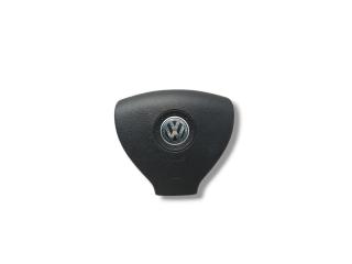 подушка безопасности водителя Volkswagen Tiguan 1 поколение 2009, 2.0 л., TDi, CBBB, дизель, 6МКПП, deepblack / lc9x, внедорожник 5 дв., полный привод, правый руль, 1K0880201CB