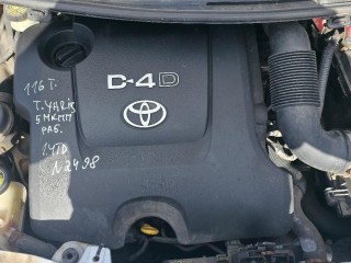 двигатель Toyota Yaris XP9 2006, 1.4 л., D-4D, 1ND-TV, дизель, 5МКПП, silver / 1e7, хетчбэк 5 дв., передний привод, правый руль, 1ND-TV