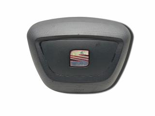 подушка безопасности водителя SEAT Ibiza 4 поколение 2011, 1.4 л., i, CGGB, бензин, 5МКПП, candyweiss / lb9a, хетчбэк 3 дв., передний привод, правый руль, 6J0880201K