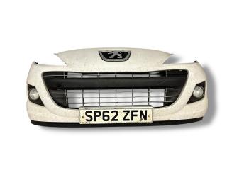 бампер передний Peugeot 207 1 поколение [рестайлинг] 2012, 1.6 л., HDi, 9HP (DV6DTED), дизель, 5МКПП, blanc banquise / ewp, универсал, передний привод, правый руль, 9688071577