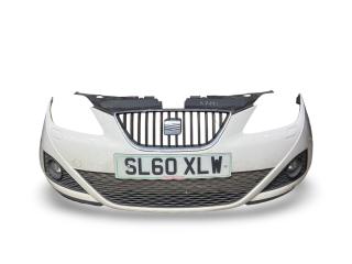 бампер передний SEAT Ibiza 4 поколение 6J 2010, 1.6 л., TDi, CAYC, дизель, 5МКПП, candyweiss / lb9a, универсал, передний привод, правый руль