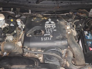 двигатель Mitsubishi L200 4 поколение 2007, 2.5 л., DiD, 4D56 (16V), дизель, 5МКПП, pyreness black / x08, пикап, полный привод, правый руль, 4D56, 4D56U