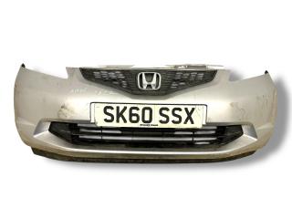бампер передний Honda Jazz 2 поколение [рестайлинг] GG6 2011, 1.4 л., i-VTEC, L13Z1, бензин, робот, alabaster silver / nh700m, хетчбэк 5 дв., передний привод, правый руль, 71101-TF0-G00ZE