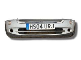 бампер передний Mini Cooper 1 поколение [рестайлинг] R50 2004, 1.6 л., i, W10 B16 A, бензин, 5МКПП, pure silver / 900, хетчбэк 3 дв., передний привод, правый руль, 51117127925, 7127925