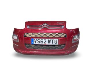 бампер передний Citroen C3 Picasso 1 поколение [рестайлинг] 2013, 1.6 л., HDi, 9HP (DV6DTED), дизель, 5МКПП, rouge erythree / kjc, минивэн, передний привод, правый руль