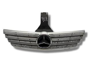 решетка радиатора Mercedes-Benz C-Класс W203/S203/CL203 [рестайлинг] 2005, 1.8 л., Kompr, M 271.940, бензин, АКПП, aventurinorange / 487, хетчбэк 3 дв., задний привод, правый руль, A2038890090, A2038801283