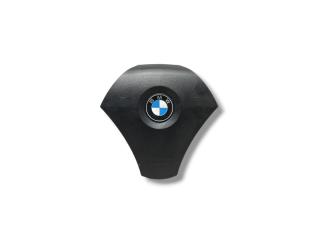 подушка безопасности водителя BMW 5 серия E60/E61 E60 2005, 2.0 л., D, M47 D20 (204D4), дизель, 6МКПП, mysticblau / a07, седан, задний привод, правый руль, 607386000