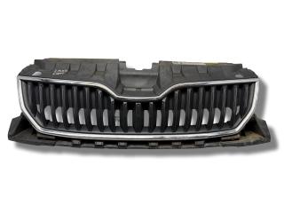 решетка радиатора Skoda Fabia 3 поколение (NJ) 2016, 1.2 л., TSI, CJZC, бензин, 5МКПП, race blue / lf5w, универсал, передний привод, правый руль, 6V0853653