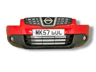 бампер передний Nissan Qashqai 1 поколение 2007, 1.6 л., i, HR16DE, бензин, 5МКПП, red / z10, внедорожник 5 дв., передний привод, правый руль, 62022JD00H