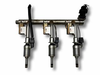 форсунка Ford Focus 3 поколение 2012, 1.0 л., Ti, M1DA, бензин, 6МКПП, colorado red / cb, хетчбэк 5 дв., передний привод, правый руль, 0261500128, 0261545039, BM5G-9F972-BA, CM5G-9H487-HA, 0261555077