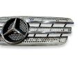 решетка радиатора Mercedes-Benz M-Класс W163 [рестайлинг] 2004, 2.7 л., CDi, OM 612.963, дизель, АКПП, brillantsilber / 744, внедорожник 5 дв., полный привод, правый руль, A1638800185 - фото №3