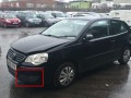 решётка бампера боковая левая Volkswagen Polo 4 поколение [рестайлинг] 2005, 1.2 л., i, BMD, бензин, 5МКПП, schwarz / l041, хетчбэк 3 дв., передний привод, правый руль, 6Q0853665D - фото №3