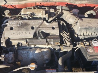 двигатель Kia Rio 2 поколение [рестайлинг] JB 2009, 1.4 л., i, G4EE, бензин, 5МКПП, tropical red / o8, хетчбэк 5 дв., передний привод, правый руль, G4EE