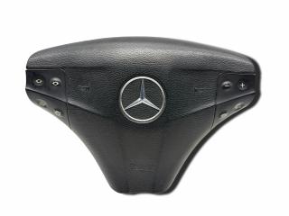 подушка безопасности водителя Mercedes-Benz C-Класс W203/S203/CL203 [рестайлинг] CL203 2004, 1.8 л., Kompr, M 271.946, бензин, 6МКПП, obsidianschwarz / 197, хетчбэк 3 дв., задний привод, правый руль, A2034602503, 2034602398