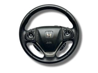руль Honda CR-V 4 поколение RE6 2013, 2.2 л., i-DTEC, N22B4, дизель, АКПП, polished gray metal / nh737m, внедорожник 5 дв., полный привод, правый руль, 77810-T1G-G80ZA, 78501-T1G-J50ZA