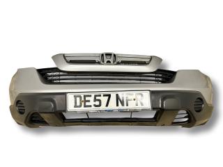 бампер передний Honda CR-V 3 поколение 2007, 2.2 л., cTDi, N22A2, дизель, 6МКПП, whistler silver / nh711m, внедорожник 5 дв., полный привод, правый руль, 71101-SWW-G50, 71101-SWW-G50ZK