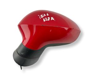 зеркало наружное левое SEAT Ibiza 4 поколение 2009, 1.4 л., i, BXW, бензин, 5МКПП, rojo emocion, хетчбэк 3 дв., передний привод, правый руль, 6J2857507A