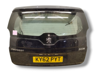 крышка багажника (дверь 3-5) Peugeot 5008 1 поколение T8 2012, 1.6 л., HDi, 9HR (DV6C), дизель, 6МКПП, noir perla nera / ktv, минивэн, передний привод, правый руль, 8701CP