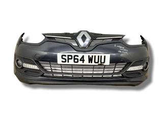 бампер передний Renault Megane 3 поколение [2-й рестайлинг] 2014, 1.5 л., DCi, K9K 636, дизель, 6МКПП, gris eclipse, универсал, передний привод, правый руль, 960159998R