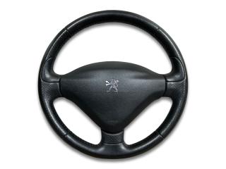 руль Peugeot 207 1 поколение 2009, 1.4 л., i, KFV (TU3A), бензин, 5МКПП, noir obsidien / exl, хетчбэк 5 дв., передний привод, правый руль