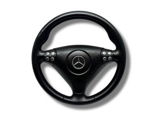 руль Mercedes-Benz C-Класс W203/S203/CL203 [рестайлинг] 2005, 1.8 л., Kompr, M 271.940, бензин, АКПП, aventurinorange / 487, хетчбэк 3 дв., задний привод, правый руль, A1714600103, A1718600702