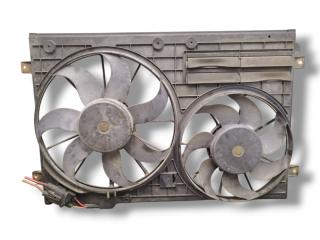 вентилятор радиатора Skoda Octavia 2 поколение (A5) 1Z 2005, 2.0 л., TDi PD, BKD, дизель, 6МКПП, diamantsilber / lf7t, лифтбэк, передний привод, правый руль, 1K0121207AA