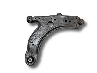 рычаг подвески Skoda Octavia 1 поколение (A4) [рестайлинг] 2002, 1.8 л., Ti, AUQ, бензин, 5МКПП, flash red / lf3k, универсал, передний привод, правый руль, 1J0407151C