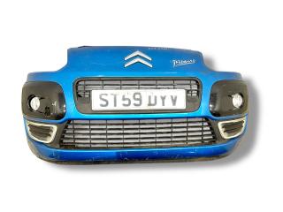 бампер передний Citroen C3 Picasso 1 поколение 2009, 1.6 л., HDi, 9HX (DV6ATED4), дизель, 5МКПП, belle ille / kgw, минивэн, передний привод, правый руль, 7401RQ