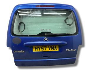 крышка багажника (дверь 3-5) Citroen Berlingo 1 поколение (M59) [рестайлинг] 2007, 1.6 л., HDi, 9HX (DV6ATED4), дизель, 5МКПП, bleu grd pavois / kmh, фургон, передний привод, правый руль