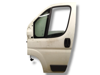 дверь передняя левая Citroen Jumper 2 поколение [рестайлинг] 2017, 2.0 л., HDi, AHN (DW10FUD), дизель, 6МКПП, blanc banquise / ewp, микроавтобус, передний привод, правый руль, 9002EJ