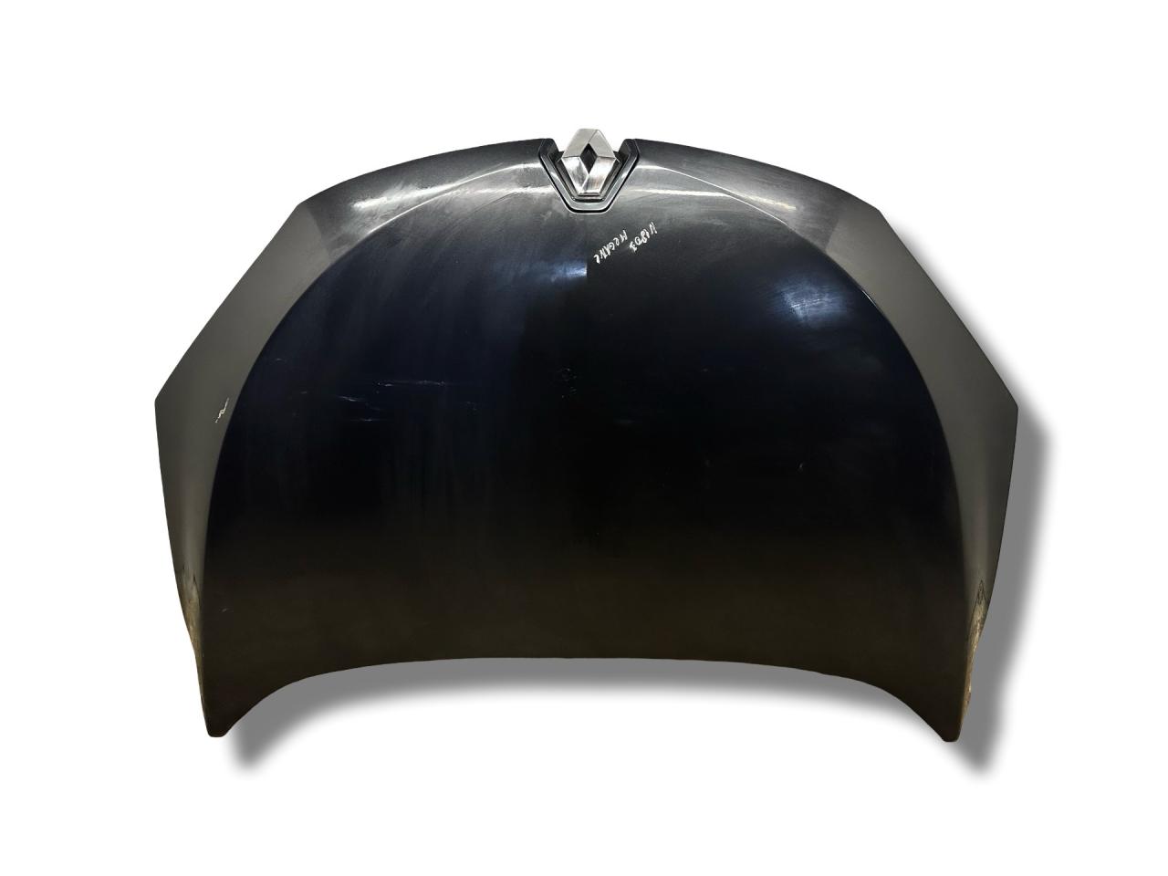 капот Renault Megane 3 поколение 2010, 1.6 л., i, K4M 838, бензин, 5МКПП, gris eclipse / teb66, хетчбэк 5 дв., передний привод, правый руль, 651009018R - фото №1