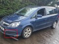решётка бампера боковая левая Opel Zafira 2 поколение (B) [рестайлинг] 2011, 1.7 л., CDTi, A 17 DTJ, дизель, 6МКПП, ozeanblau / 22a, минивэн, передний привод, правый руль, 13124987 - фото №3