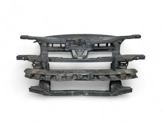 передняя панель крепления облицовки (телевизор) Volkswagen Touran 1 поколение 2005, 1.9 л., TDi PD, BKC, дизель, 6МКПП, reflex silver / la7w, минивэн, передний привод, правый руль, 1T0805588, 1T0807109B