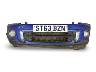 бампер передний Mini Cooper 2 поколение [рестайлинг] R56 2013, 1.6 л., D, N47 C16 A, дизель, 6МКПП, lightning blue, хетчбэк 3 дв., передний привод, правый руль