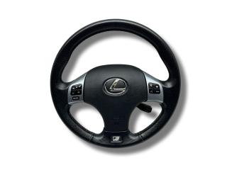 руль Lexus IS 2 поколение [2-й рестайлинг] 2011, 2.2 л., D-4D, 2AD-FTV, дизель, 6МКПП, premium white / 	077, седан, задний привод, правый руль, 45130-53080-C0, 45100-53340-C0