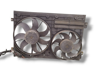 вентилятор радиатора Volkswagen Scirocco 3 поколение 2013, 2.0 л., TDi, CFHC, дизель, 6МКПП, deepblack / lc9x, хетчбэк 3 дв., передний привод, правый руль, 1K0121207BC