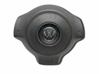 подушка безопасности водителя Volkswagen Touran 1 поколение [2-й рестайлинг] 2011, 1.6 л., TDi, CAYC, дизель, 6МКПП, reflexsilber / la7w, минивэн, передний привод, правый руль, 1T0880201K
