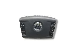 подушка безопасности водителя Volkswagen Touareg 1 поколение 2003, 3.2 л., i, AZZ, бензин, АКПП, reflex silver / la7w, внедорожник 5 дв., полный привод, правый руль, 3D0880201AB