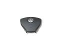 подушка безопасности водителя Volkswagen Tiguan 1 поколение 2009, 2.0 л., TDi, CBBB, дизель, 6МКПП, deepblack / lc9x, внедорожник 5 дв., полный привод, правый руль, 1K0880201CB - фото №2