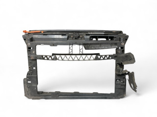 передняя панель крепления облицовки (телевизор) Volkswagen Polo 5 поколение 2010, 1.2 л., i, CGPB, бензин, 5МКПП, deepblack / lc9x, хетчбэк 5 дв., передний привод, правый руль, 6R0805588