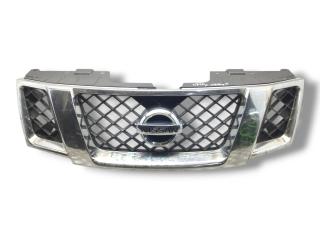 решетка радиатора Nissan Navara D40 [рестайлинг] D40 2010, 2.5 л., DCi, YD25DDTi, дизель, 6МКПП, dark blue / bw9, пикап, полный привод, правый руль, 62310-5X00A