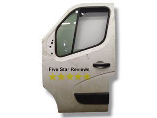 дверь передняя левая Opel Movano 2 поколение (B) [рестайлинг] 2015, 2.3 л., CDTi, M9T 870, дизель, 6МКПП, arktisweiss / 11u, микроавтобус, передний привод, правый руль, 93197571