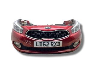 передняя часть (ноускат) Kia Ceed 2 поколение JD 2012, 1.6 л., CRDi, D4FB, дизель, 6МКПП, infrared 2 / a0, хетчбэк 5 дв., передний привод, правый руль, 86511-A2000, 64101-A2000, 25310-A5800, 25380-A5800, 92102-A2040, 92101-A2040, 28271-2A740