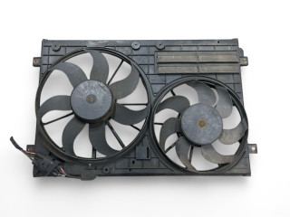 вентилятор радиатора Audi A3 8P [рестайлинг] 2005, 2.0 л., TDi PD, BKD, дизель, 6МКПП, delfingrau / lx7z, хетчбэк 5 дв., передний привод, правый руль, 1K0121207AA