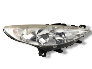 фара правая Peugeot 207 1 поколение 2009, 1.4 л., i, KFV (TU3A), бензин, 5МКПП, gris aluminium / ezr, хетчбэк 5 дв., передний привод, правый руль, 9680131280