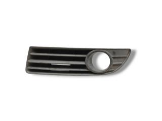 решётка бампера боковая левая Volkswagen Polo 4 поколение [рестайлинг] 2006, 1.4 л., TDi PD, BNM, дизель, 5МКПП, reflex silver / la7w, хетчбэк 5 дв., передний привод, правый руль, 6Q0853665E