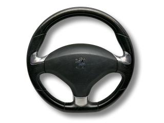 руль Peugeot RCZ 1 поколение 2010, 1.6 л., Ti, 5FV (EP6CDT), бензин, 6МКПП, noir perla nera / ktv, купе, передний привод, правый руль, 96749131VV, 96730496ZD