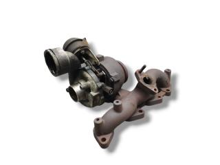 турбина Audi A3 8P [рестайлинг] 2005, 2.0 л., TDi PD, BKD, дизель, 6МКПП, silbersee / ly7w, хетчбэк 5 дв., передний привод, правый руль, 03G253019A