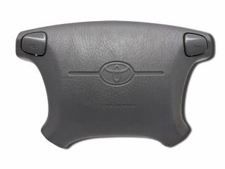 подушка безопасности водителя Toyota Estima 1 поколение XR10/XR20 1996, 2.2 л., TD, 3C-TE, дизель, АКПП, warm grey / 193, минивэн, задний привод, правый руль, 45130-28340-B0